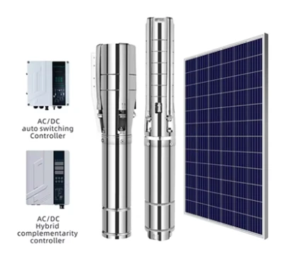 4SP7.5-80-150-1300-A/D 1.3kw Ar gyfer Dyfrhau Sgriw Di Brwsh Pwmp Ffynnon Solar